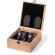 Set vinos Neider bambú copas cristal sacacorchos