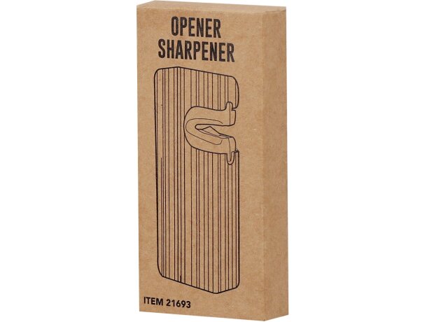 Abridor afilador bambú Stowel con imán integrado detalle 5