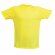 Camiseta en poliester 135 gr unisex tecnic plus amarillo