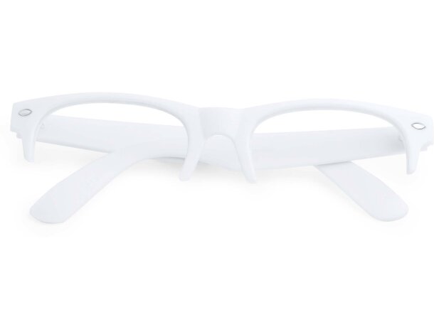 Montura de gafas blanca para lentes