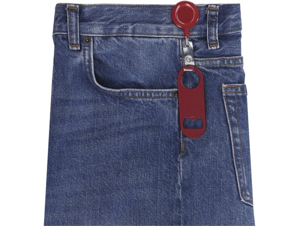 Abridor Auryel con soporte retráctil y clip de seguridad detalle 2