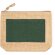 Neceser con cremallera yute Kasmie Verde
