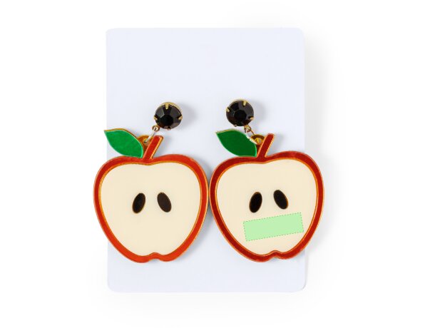 Pendientes Kely con cierre de clip y diseños frutales detalle 6