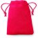 Bolsa Hidra de antelina para detalles y regalos rojo
