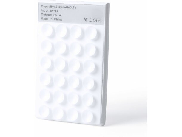 Power bank plano con ventosa personalizado