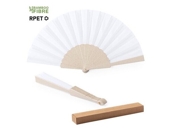 Abanico ecológico Lencer de bambú personalizada