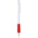 Portaminas personalizado blanco con grip a color personalizado rojo