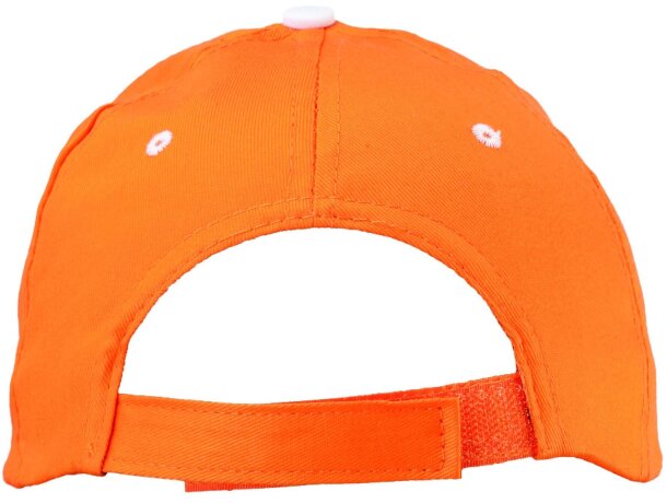 Gorra con cinco paneles y ojetes de color personalizada five