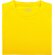 Camiseta en poliester 135 gr unisex tecnic plus amarilla