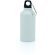 Bidón Mento de aluminio con mosquetón 400 ml personalizada blanco