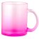 Taza de cristal acabado mate 350ml Osaka Fucsia