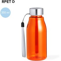 Bidón Dokmo RPET 350ml tapón rosca acero azul