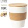 Vaso reutilizable económico bambú corcho natural 350ml