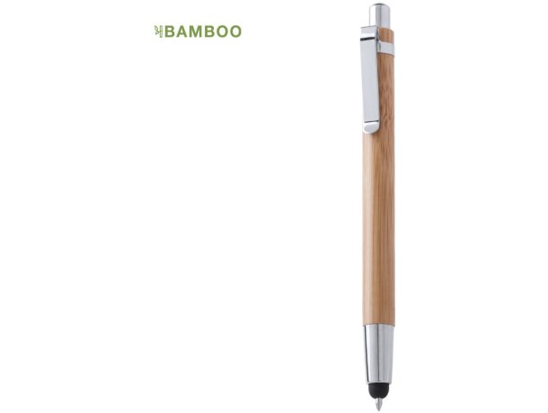 Bolígrafo Sirim de bambú con puntero Makitos