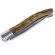 Navaja de acero con empuñadura de madera detalle 4