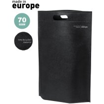 Bolsa non woven reciclada Planet con asas reforzadas y fuelle