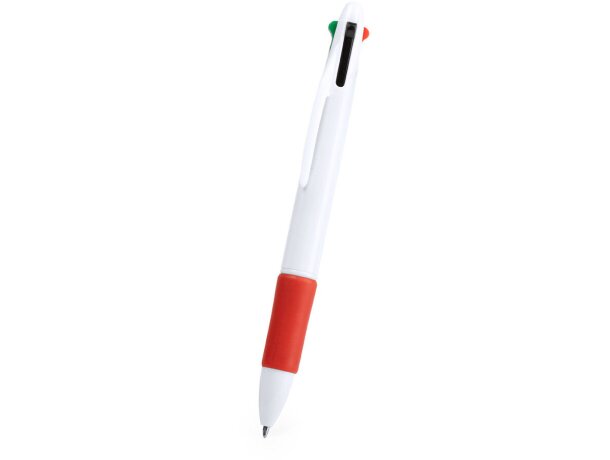 Bolígrafo Clessin con logo rojo