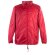 Impermeable Natsu con capucha ajustable grabado rojo