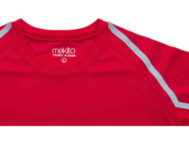 Camiseta manga corta unisex detalles de color 135 gr Makito barata