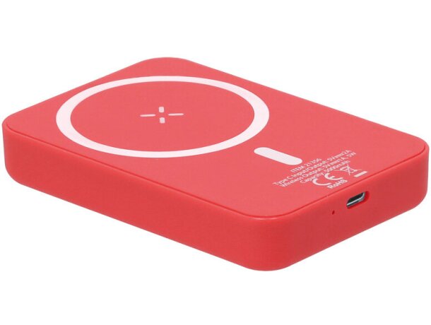 Power bank inalámbrico Tudelak 5000 mAh con sistema Magsafe detalle 4