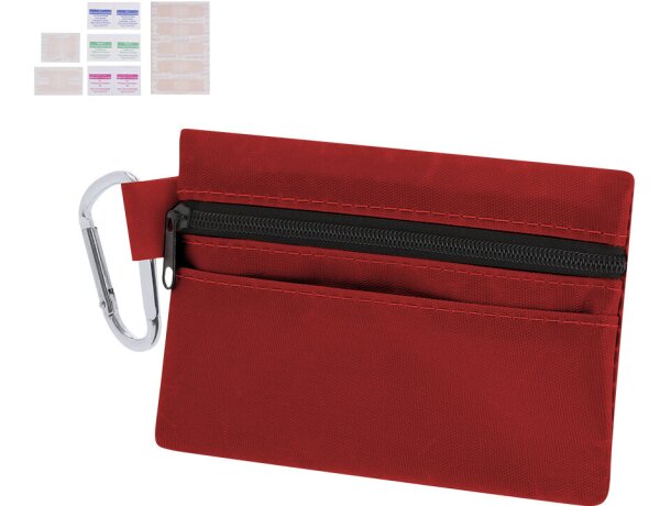 Kit emergencia Fredek con 14 accesorios y mosquetón metálico detalle 1