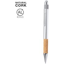 Bolígrafo Fobox puntero táctil corcho reciclado
