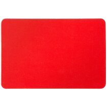 Imán de nevera rectangular personalizado rojo