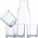 Set publicitarios Malister cristal jarra 4 vasos