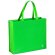 Flubber bolsa de la compra de tela laminada verde