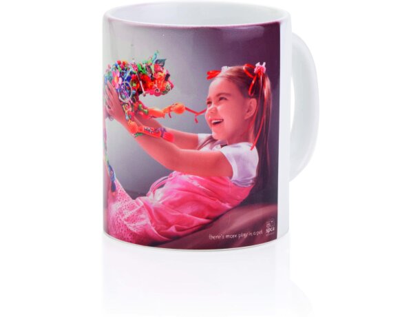 Taza de cerámica para sublimación 360º grabada Taza de cerámica para sublimación 360º grabada