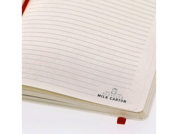 Bloc de notas Kejar fabricado con cartones de leche reciclados detalle 2