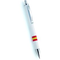 Bolígrafo con clip y bandera de España