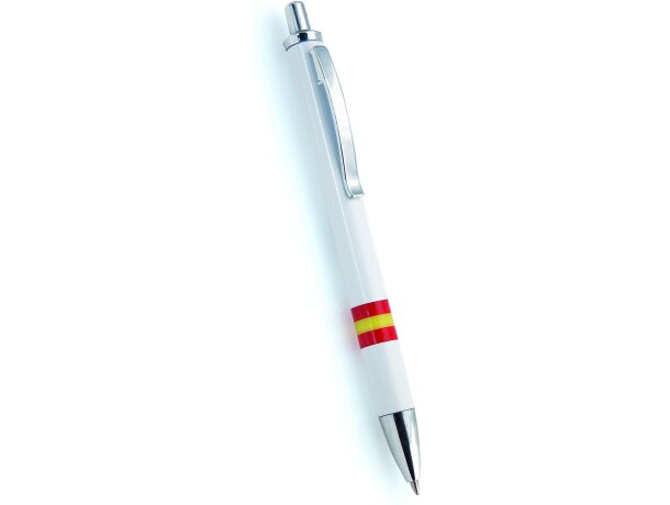 Bolígrafo con clip y bandera de España