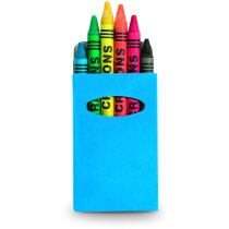 Caja de ceras de colores personalizada