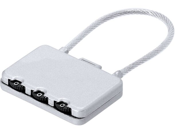 Candado de seguridad Konix con cable de acero y combinación detalle 5