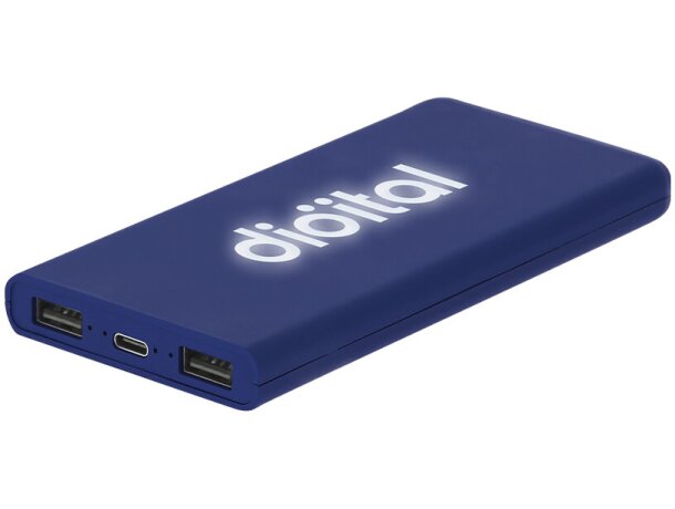 Power bank Caplan 5000 mAh con luz led y carga simultánea detalle 1
