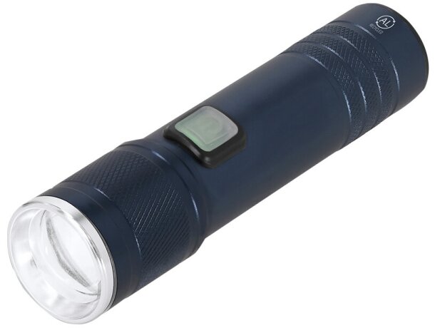 Linterna Benyor con zoom en aluminio reciclado y luz COB detalle 2