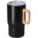 Taza térmica Zaran acero inoxidable reciclado asa de madera detalle 2