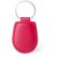 Llavero de polipiel en colores personalizado rojo