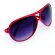 Gafas de sol merchandising modernas uv 400 personalizada roja