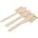 Set cubiertos madera natural Grinox con servilleta kraft detalle 1