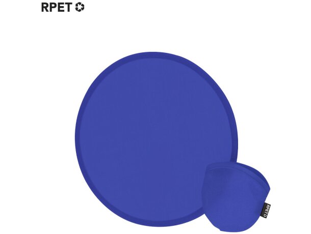 Frisbee plegable Lainer en poliéster RPET reciclado con funda detalle 2