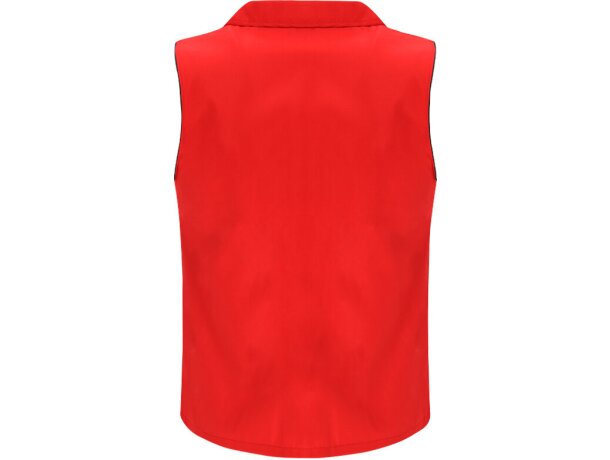 Chaleco Dervik corporativo transpirable con cremalleras detalle 2