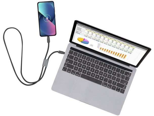 Cable cargador soporte Fanders detalle 4