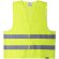 Chaleco reflectante Safrox en poliéster RPET reciclado Amarillo
