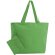 Bolsa de playa con neceser personalizada verde