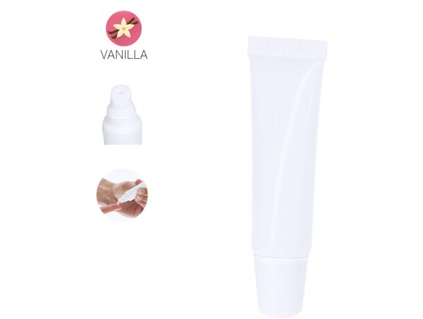 Bálsamo labial Galax con SPF15 y aroma a vainilla detalle 1