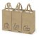 Set bolsas asas reforzadas poliéster rPET laminado