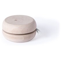 Juguetes ecológicos Yoyo Cretium de madera pino pulida hilo algodón 100 cm