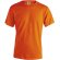 Camiseta Mc150 Adulto manga corta en Color "keya" naranja